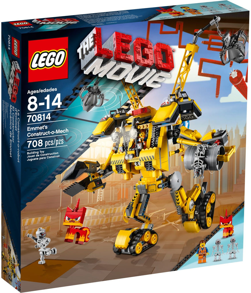 Box art for LEGO The LEGO Movie Emmet's Construct-o-Mech 70814