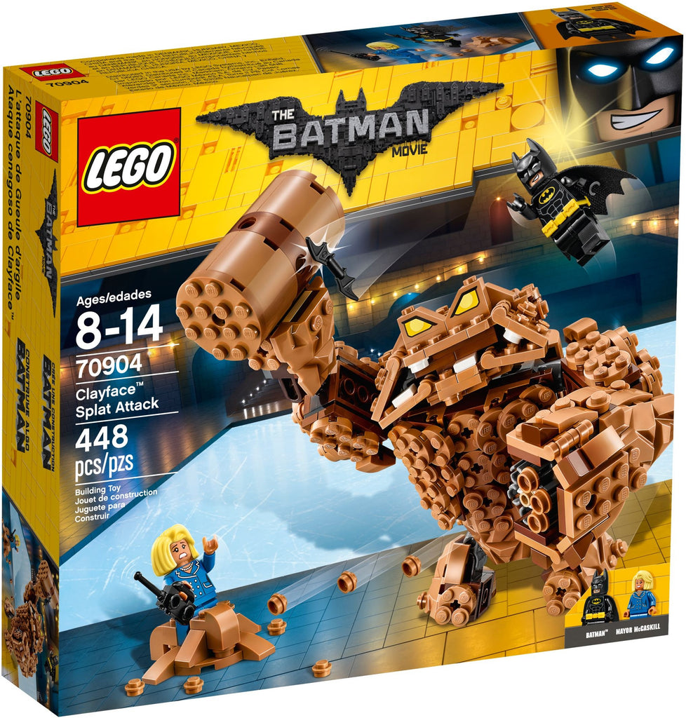 Box art for LEGO Super Heroes Clayface Splat Attack 70904