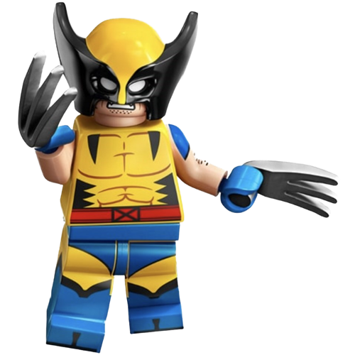 WOLVERINE Logan Custom Printed Marvel Lego Minifigure – Atlanta Brick Co