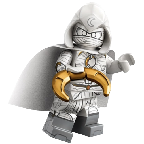 Promotional art for LEGO Collectible Minifigures Moon Knight, Marvel Studios, Series 2