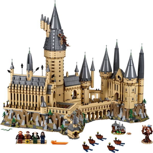 Display of LEGO Harry Potter Hogwarts Castle 71043