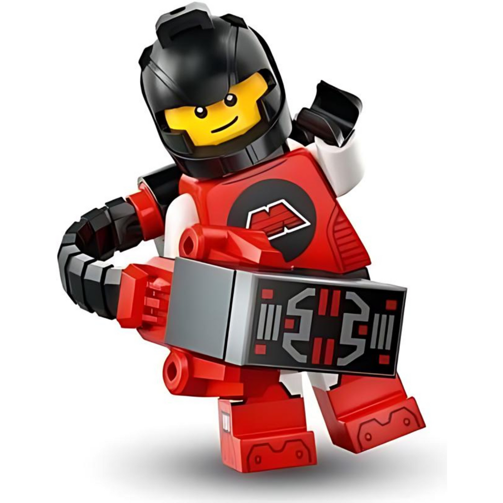 Box art for LEGO Collectible Minifigures M-Tron Powerlifter, Series 26