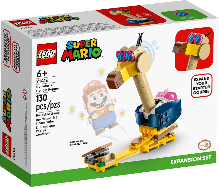 Box art for LEGO Super Mario Conkdor's Noggin Bopper, Expansion Set 71414