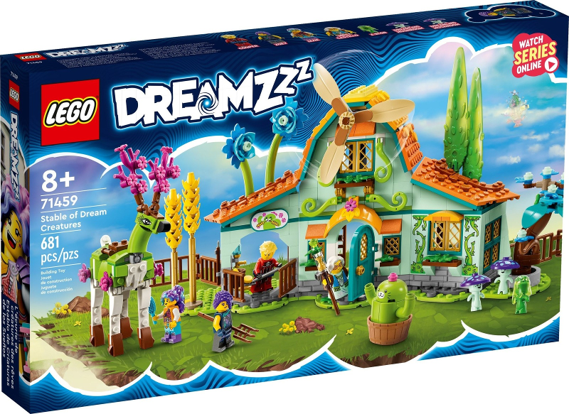 Box art for LEGO DREAMZzz Stable of Dream Creatures 71459