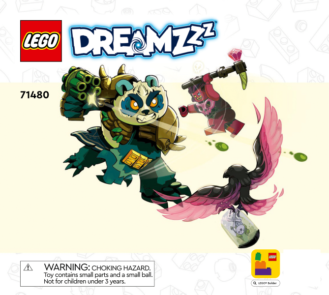 Instructions for Set 71480 Logan the Mighty Panda – Bricker King