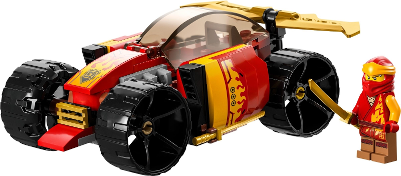 Display for LEGO NINJAGO Kai's Ninja Race Car EVO 71780