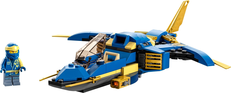 Display for LEGO NINJAGO Jay's Lightning Jet EVO 71784