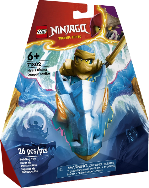 Box art for LEGO NINJAGO Nya's Rising Dragon Strike 71802