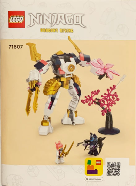 Instructions for LEGO (Instructions) for Set 71807 Sora's Elemental Tech Mech  71807-1