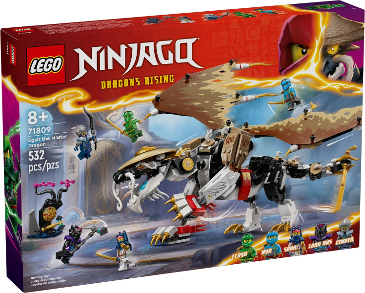 Box art for LEGO NINJAGO Egalt the Master Dragon 71809