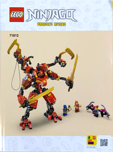 Instructions for LEGO (Instructions) for Set 71812 Kai's Ninja Climber Mech  71812-1