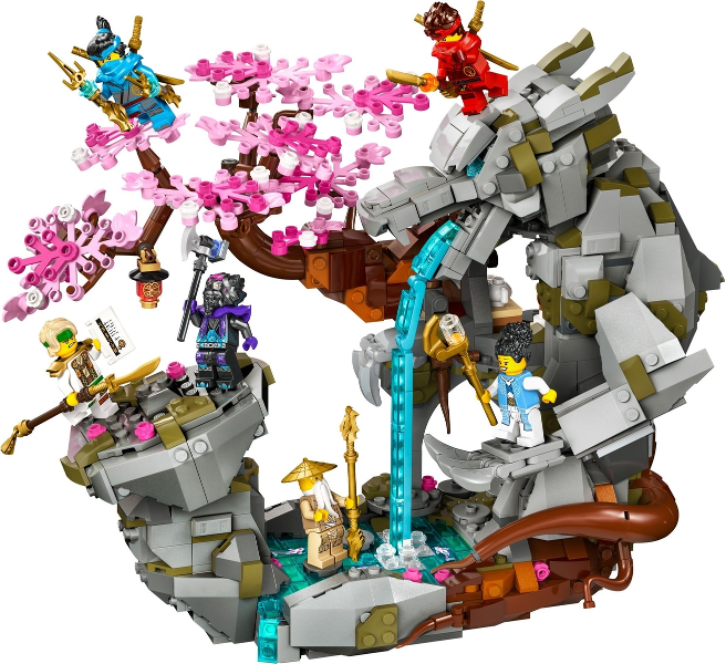 Box art for LEGO NINJAGO Dragon Stone Shrine 71819-1