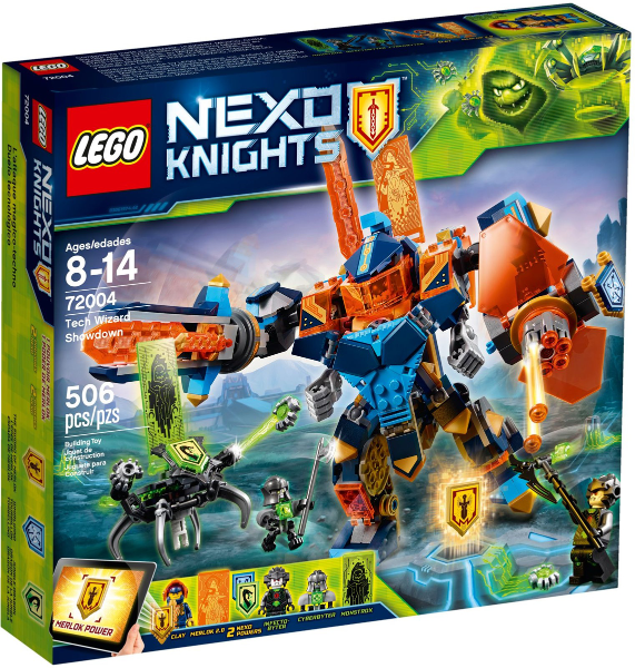 Box art for LEGO NEXO KNIGHTS Tech Wizard Showdown 72004