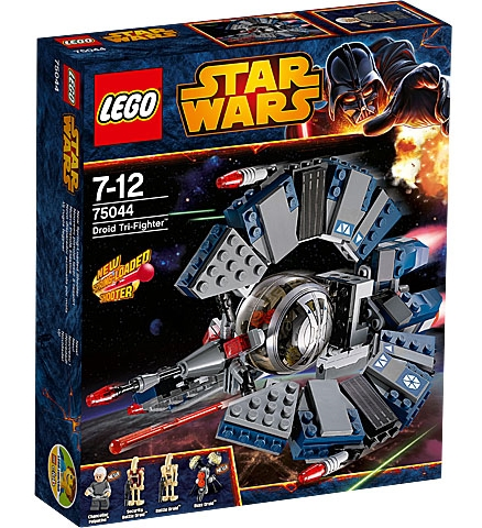 Box art for LEGO Star Wars Droid Tri-Fighter 75044