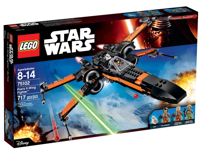 Box art for LEGO Star Wars Poe's X-Wing Fighter 75102