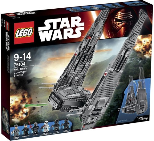 LEGO Star Wars Kylo Ren's Command Shuttle set packaging