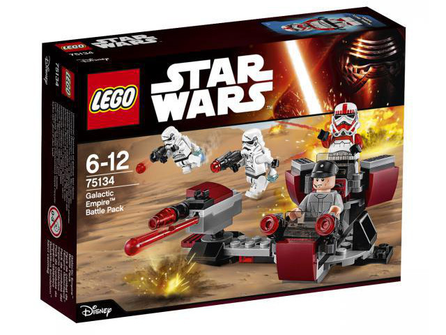 Box art for LEGO Star Wars Galactic Empire Battle Pack 75134