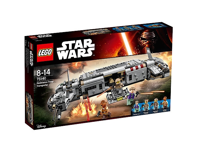Box art for LEGO Star Wars Resistance Troop Transport 75140