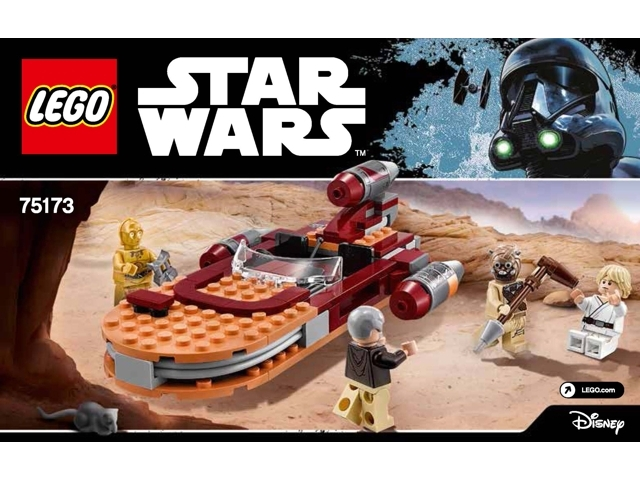 Instructions for Set 75173 Luke's Landspeeder – Bricker King