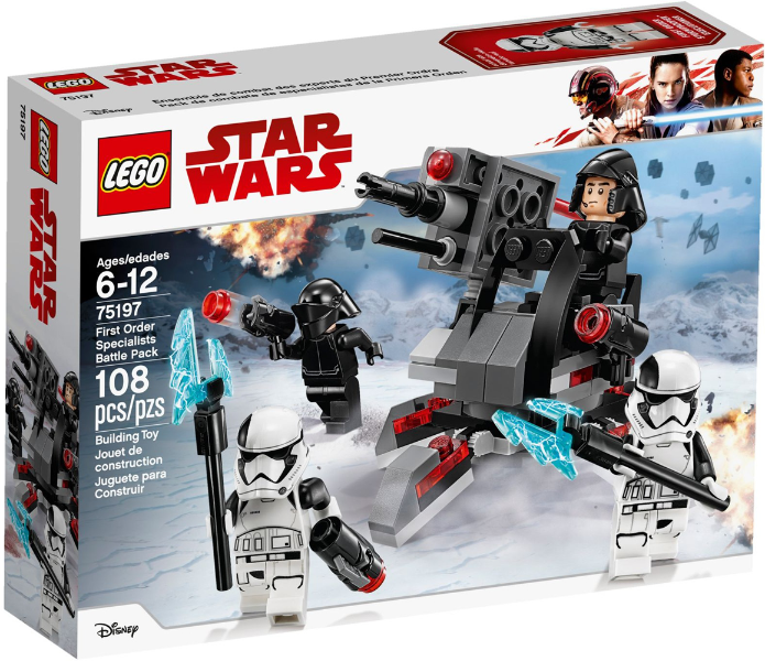 Box art for LEGO Star Wars First Order Specialists Battle Pack 75197