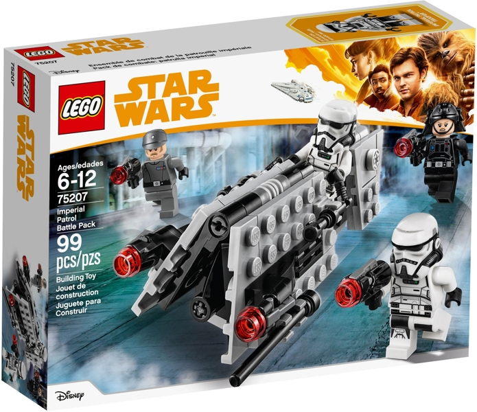 Box art for LEGO Star Wars Imperial Patrol Battle Pack 75207