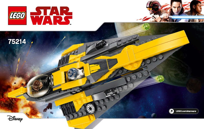 Instructions for LEGO (Instructions) for Set 75214 Anakin's Jedi Starfighter  75214-1