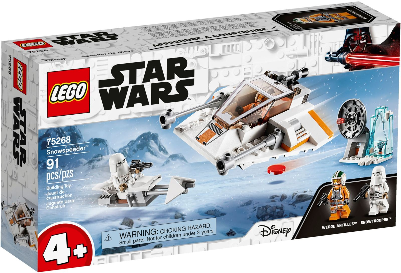 Box art for LEGO Star Wars Snowspeeder 75268