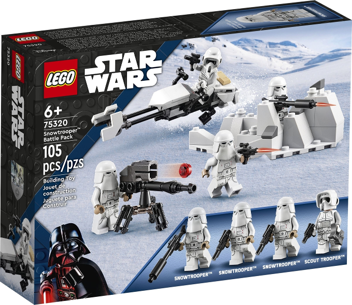Box art for LEGO Star Wars Snowtrooper Battle Pack 75320