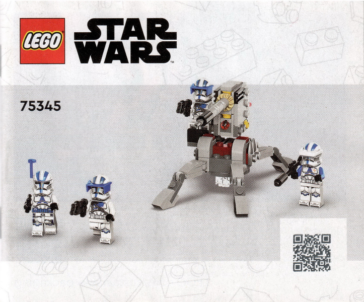 Instructions for LEGO (Instructions) for Set 75345 501st Clone Troopers Battle Pack  75345-1