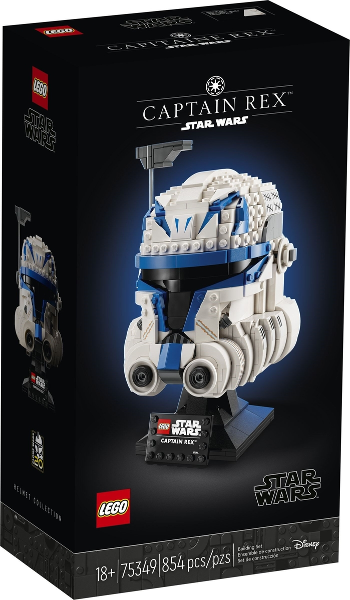 Box art for LEGO Star Wars Captain Rex Helmet 75349