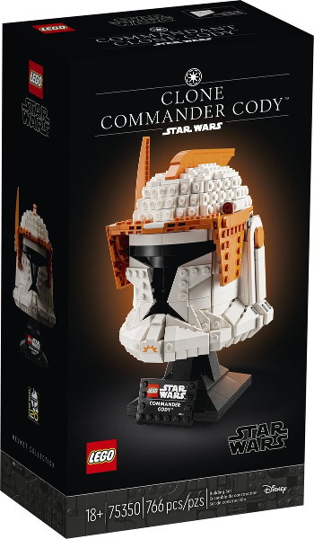 Box art for LEGO Star Wars Clone Commander Cody Helmet 75350