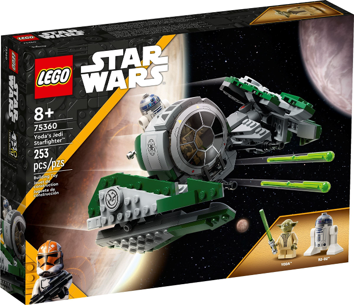 Box art for LEGO Star Wars Yoda's Jedi Starfighter 75360