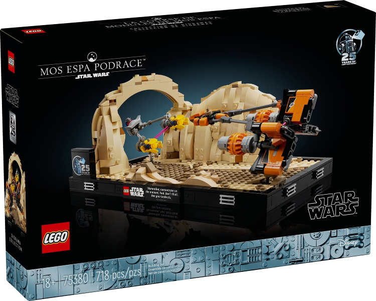 Box art for LEGO Star Wars Mos Espa Podrace 75380