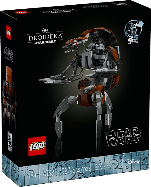 Box art for LEGO Star Wars Droideka 75381