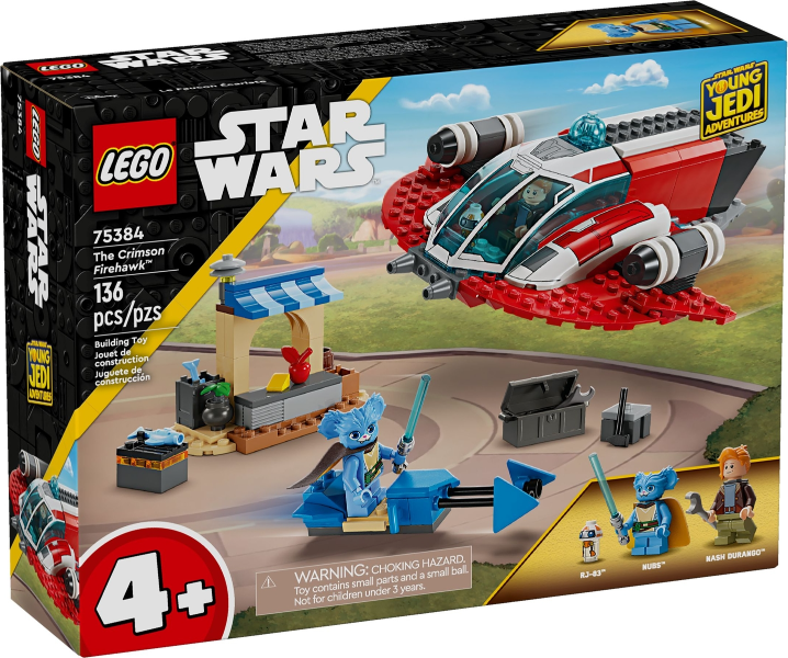 Box art for LEGO Star Wars The Crimson Firehawk 75384