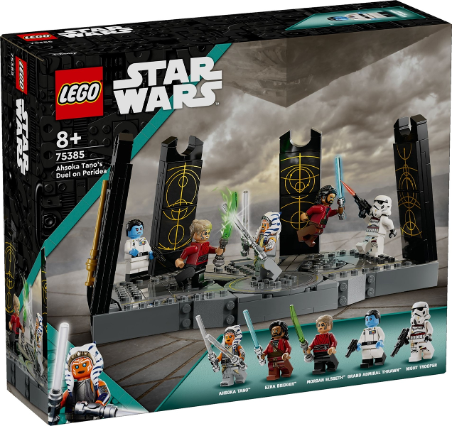 Box art for LEGO Star Wars Ahsoka Tano's Duel on Peridea 75385