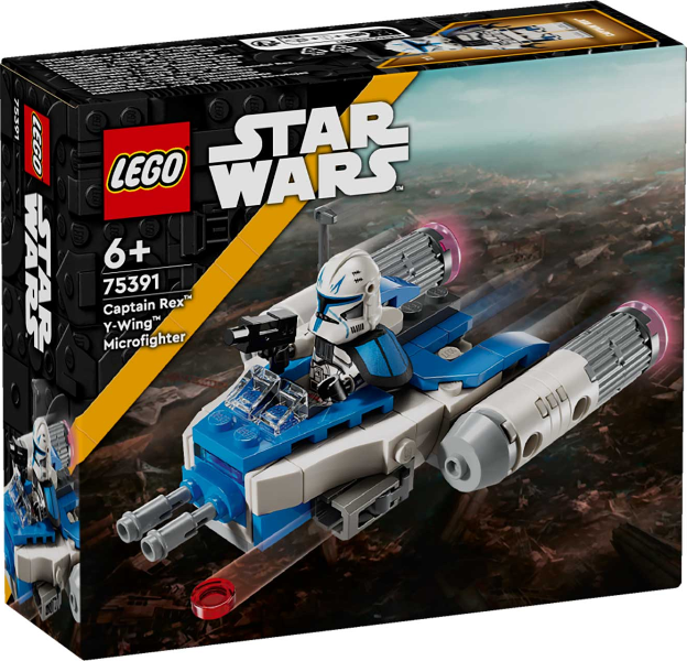 Box art for LEGO Star Wars Captain Rex Y-Wing Microfighter 75391