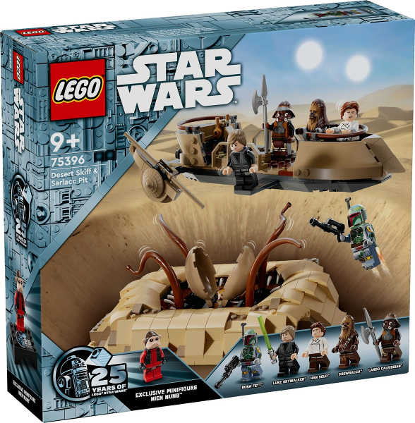 Box art for LEGO Star Wars Desert Skiff & Sarlacc Pit 75396