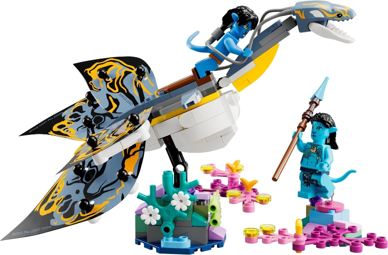 Display for LEGO Avatar Ilu Discovery 75575