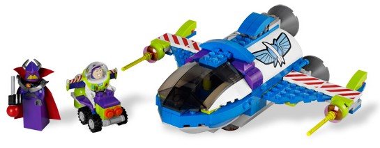 Display for LEGO Toy Story Buzz's Star Command Spaceship 7593