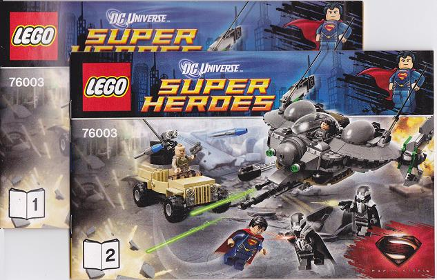 Instructions for LEGO (Instructions) for Set 76003 Superman: Battle of Smallville  76003-1