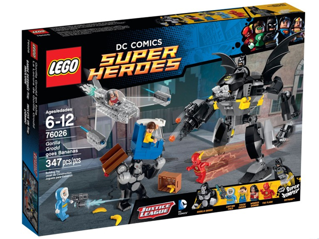 Box art for LEGO Super Heroes Gorilla Grodd Goes Bananas 76026