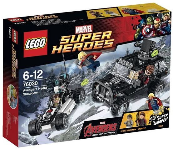 Box art for LEGO Super Heroes Avengers Hydra Showdown 76030