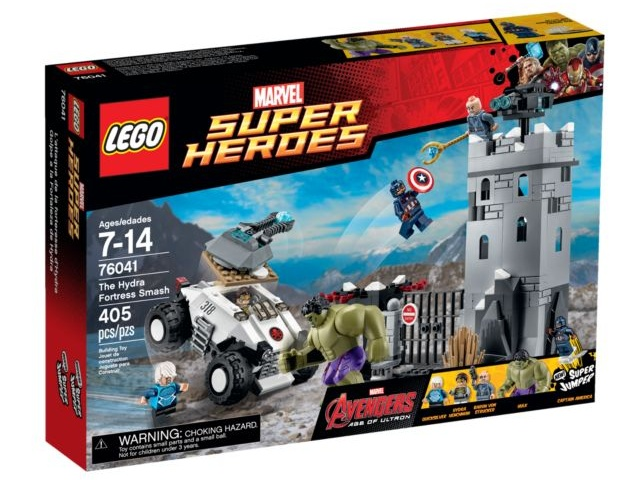 Box art for LEGO Super Heroes The Hydra Fortress Smash 76041