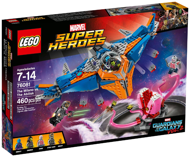 Box art for LEGO Super Heroes The Milano vs. The Abilisk 76081