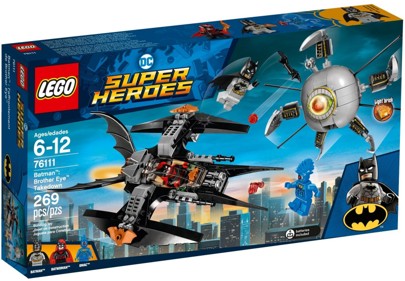 Box art for LEGO Super Heroes Batman: Brother Eye Takedown 76111