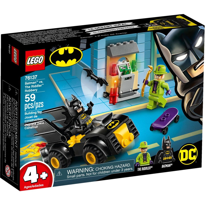 Box art for LEGO Super Heroes Batman vs. The Riddler Robbery 76137