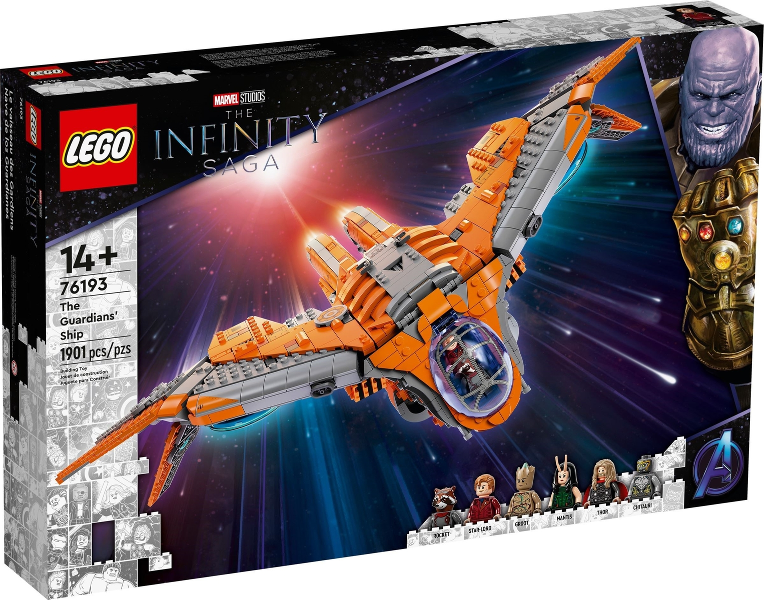 Box art for LEGO Super Heroes The Guardians' Ship 76193