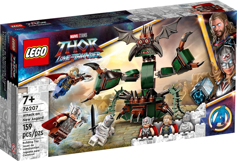 Box art for LEGO Super Heroes Attack on New Asgard 76207