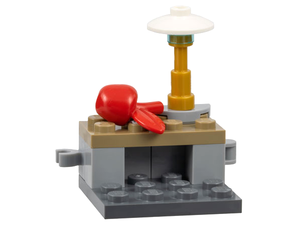 Box art for LEGO Holiday & Event Advent Calendar 2023, Super Heroes, Avengers (Day 19), Table with Lamp and Apple 76267-20